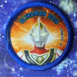 Ultraman Gaia Iron-On Patch / Wappen Tokusatsu Tsuburaya Official Japan Licensed